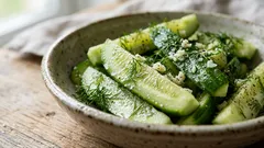 Gurkor utan marinad – ett enkelt knep som ger en kraftfull smak