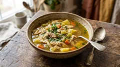 Den här kycklingsoppan tar alltid slut – och det beror på en liten detalj